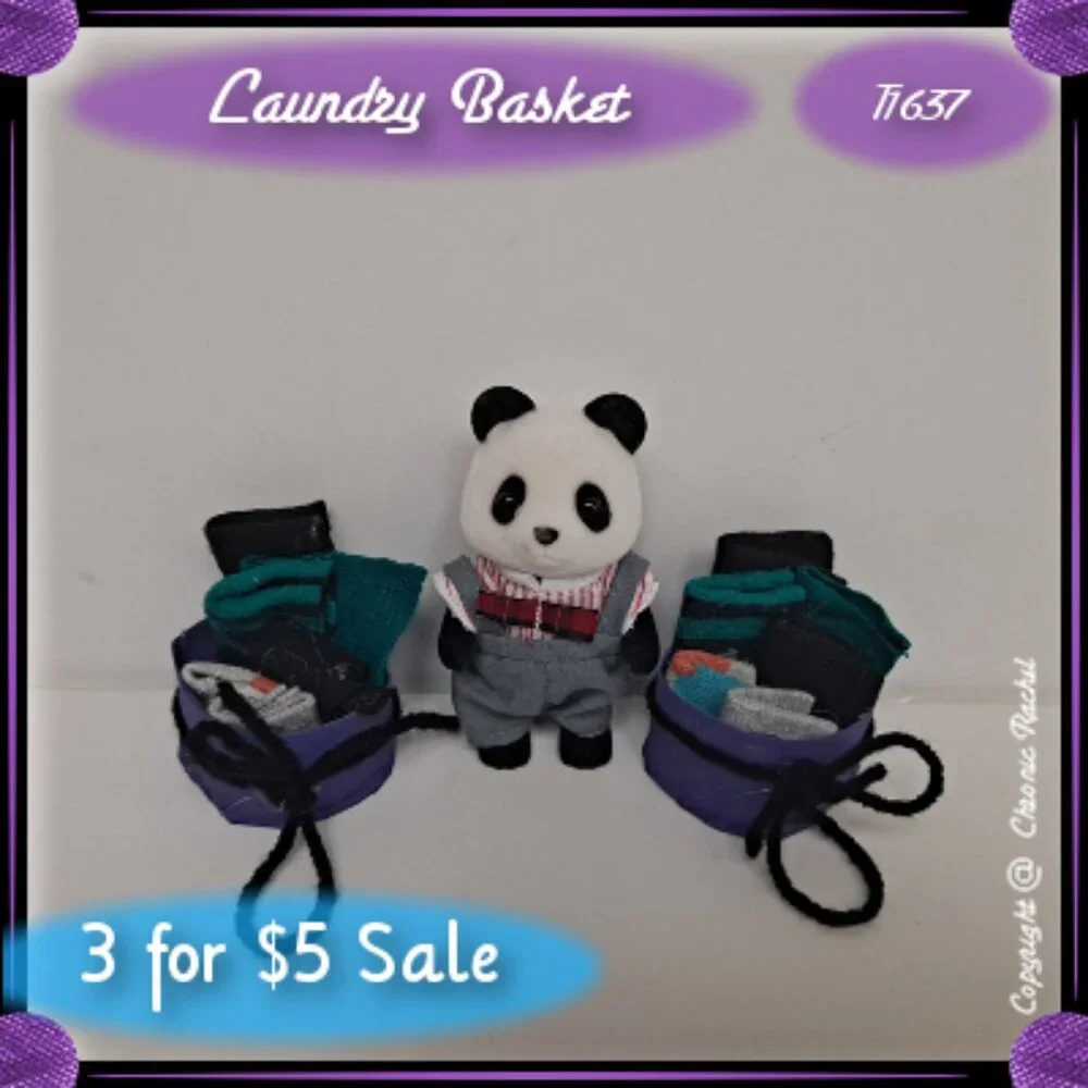 2-Pack Indigo Purple & Black Yarn Fabric Bins